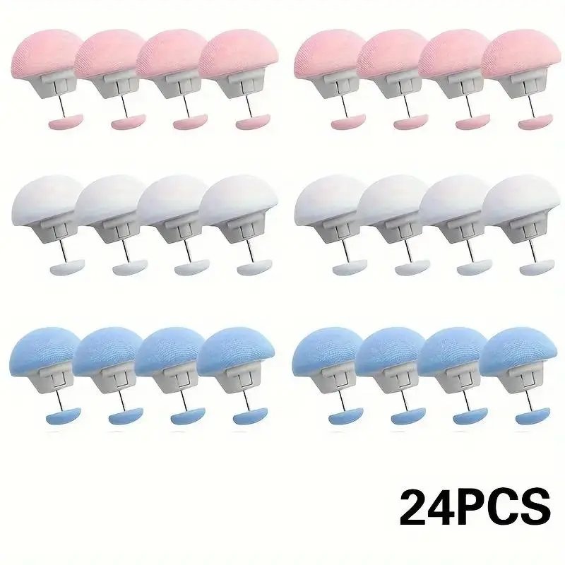 Mushroom Shaped Bed Sheet Holder, 24pcs Non-slip Reusable Bed Sheet Clip, Bedding Accessories for Bedroom, Home Supplies