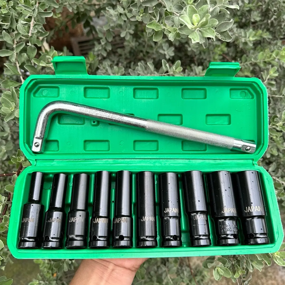 Combo 10 Típ Dài 1/2 Fuka Từ 8 Đến 24mm Và Cần Siết L-bộ đầu  khẩu bulong