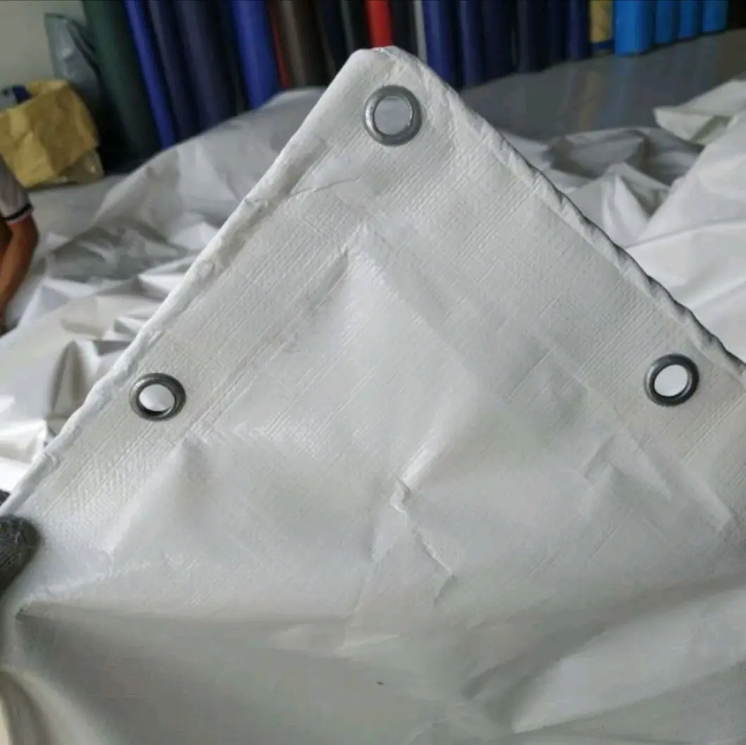 Terpal Plastik A15 Putih Tebal - Waterproof Custom Ukuran - Cocok untuk Camping dan Outdoor