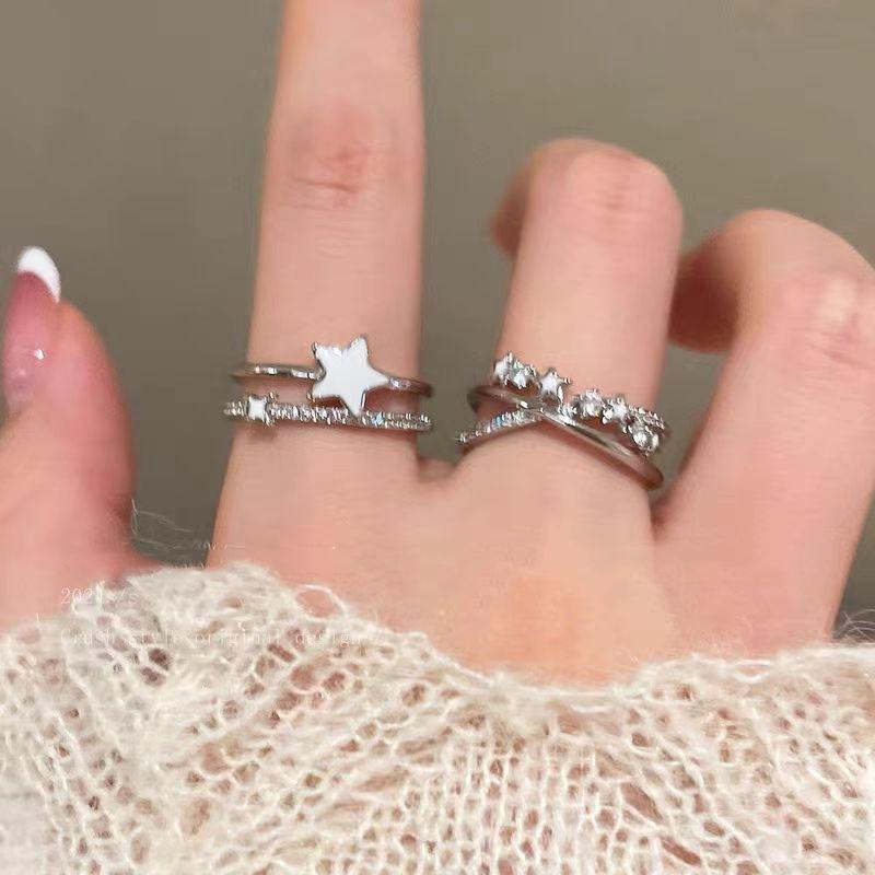 Product Introduction of Nhẫn Hở Zircon, Thiết Kế Ngôi Sao, Dành Cho Nữ, Phong Cách Sang Trọng, Trang Trí Cao Cấp, Giá Cả Phải Chăng, Thích Hợp Cho Bữa Tiệc Sinh Viên, Nhẫn Ngón Trỏ, Xu Hướng Mới 2025 0
