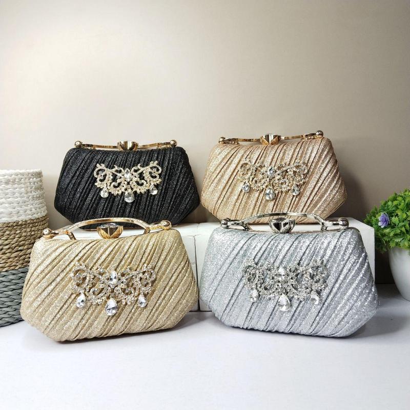 Tas Pesta Wanita Clutch Kondangan Cewek Boba House T80704 - 19cm 0