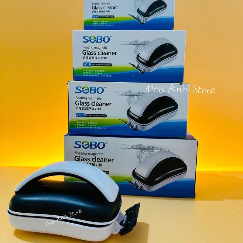 Nam châm lau kính bể cá có đầu cạo rêu rất tiện lợi