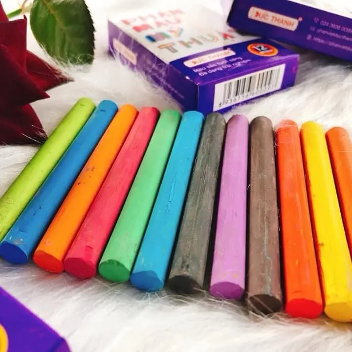 Phấn mỹ thuật Đức Thanh hộp 12 viên 12 màu