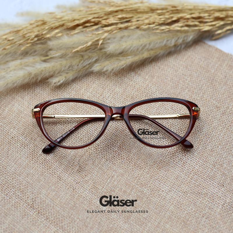 Frame Kacamata Yumna - Bisa Minus Plus Cylinder (Free Box+Lap) Biru Frame Perempuan Laki-laki Eyewear vascka 3