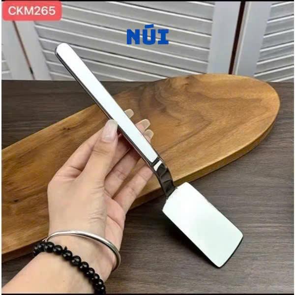 Xẻng lật thức ăn, rán cá bánh, Muôi lật inox 18/10 chiên xào đồ ăn Chockmen CKM265