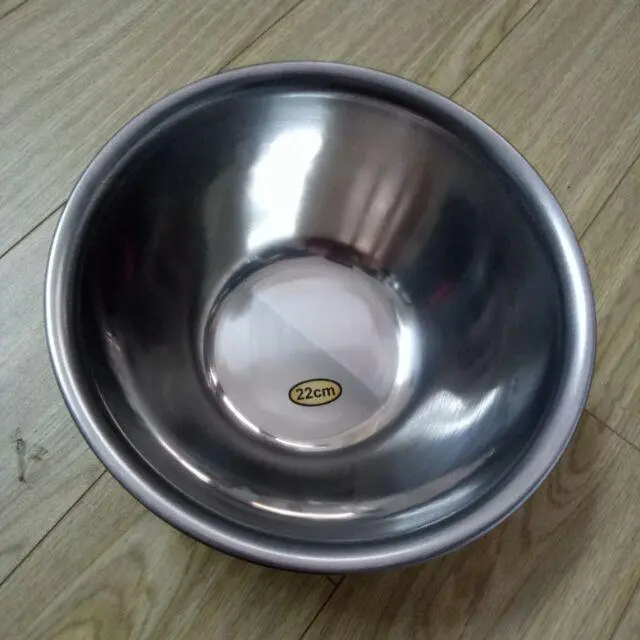 Bát inox rửa mặt | bát đựng nước chuyên dùng cho spa size 22cm, 24cm Skincare 4