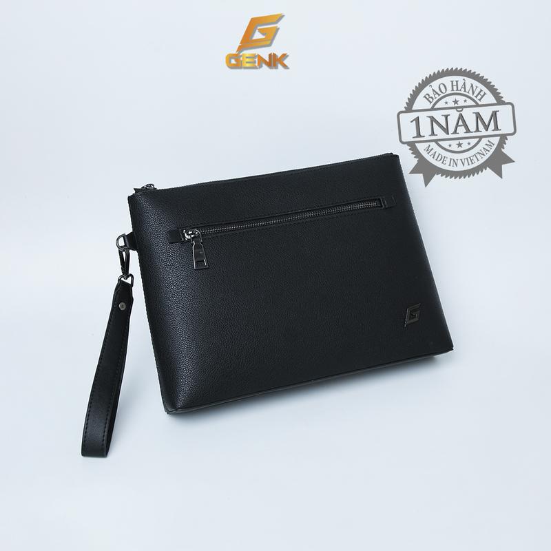 Ví Da Nam Cầm Tay - CLutch Nam Thương Hiệu Genk - GBD06