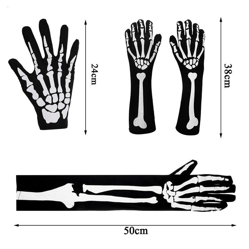 Product Introduction of Mặt Nạ Halloween Khủng Bố, Đầu Lâu, Cằm, Bộ Xương, Ma, Bộ Găng Tay Y8Y1 13