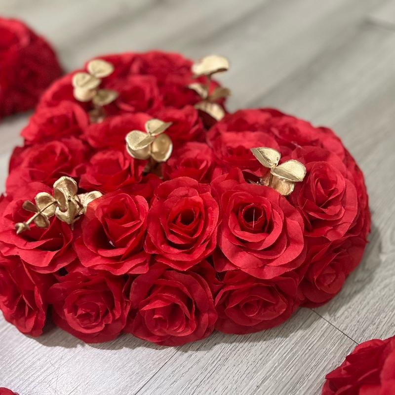 Hoa Giả Trang Trí Xe Cưới 2