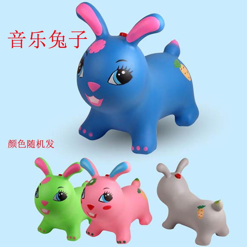 PVC Inflatable Horse Rideon Multiple Music Rabbit Animal Toys Wholesale 1