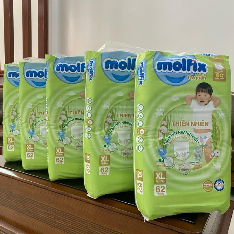 Tã quần Molfix M76, L68,Xl62, XXL56 đủ size
