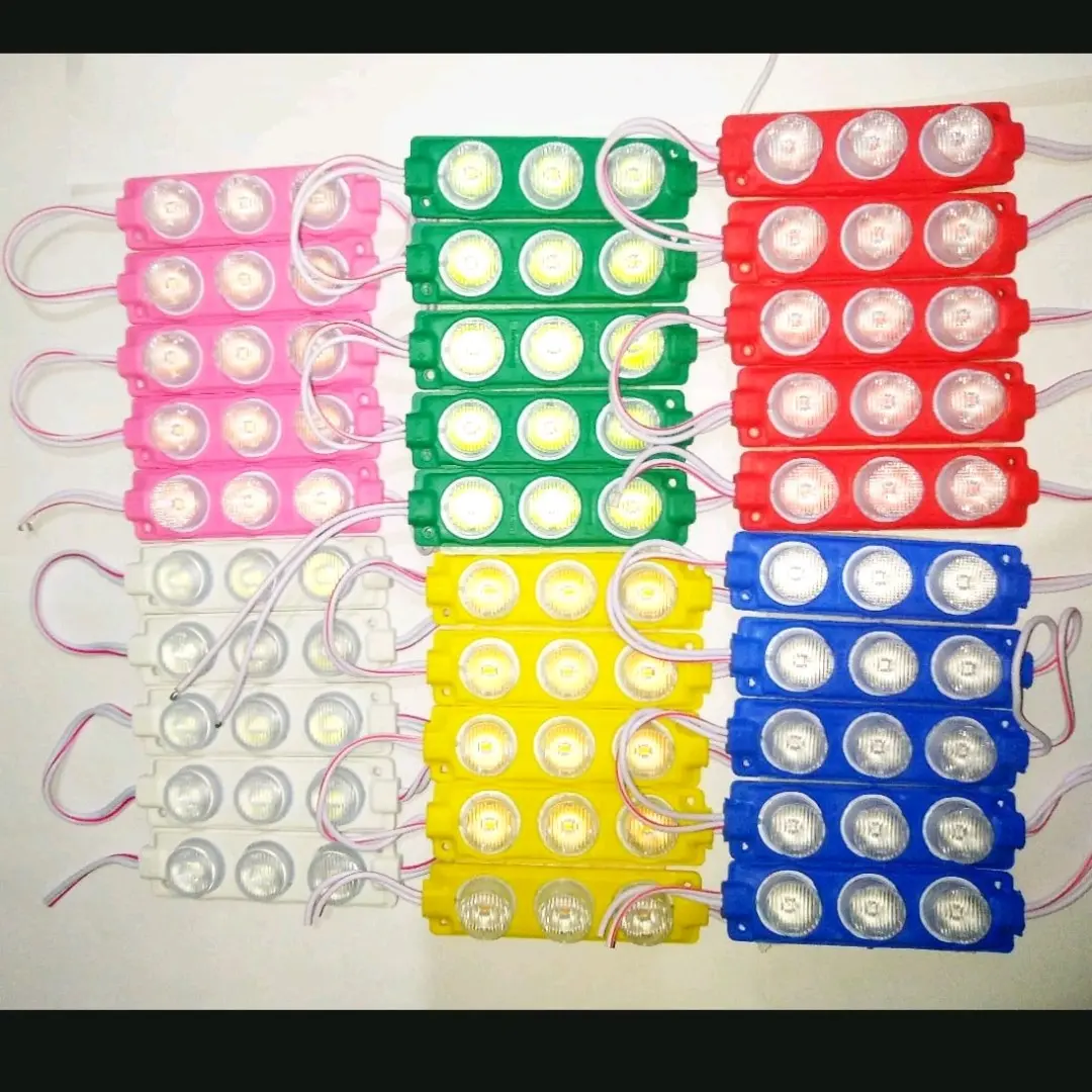5pcs Lampu 3 mata 3watt 12vdan 24v