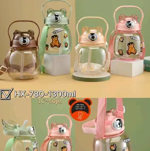 Botol Minum Beruang 600 ml + Tali