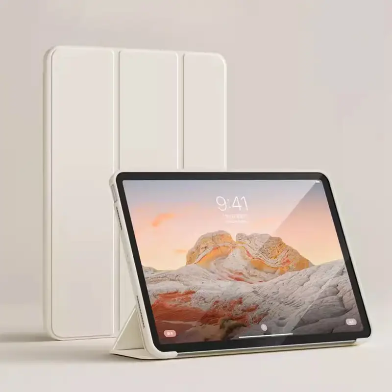 Ốp Bảo Vệ, Giá Đỡ Ba Lần Gấp, Chất Liệu PU, Tương Thích Với iPad Pro11 (2020, 2021, 2022, 2023, 2024), Air6, Air5, Air4, 10.9 (Thế Hệ Thứ 10, Thứ 9, Thứ 7), 10.2, 10.5, 9.7 (Thế Hệ Thứ 2, Thứ 5, Thứ 4, Thứ 3, Thứ 1), 2017, 2018, Mini6, 5, 4, 3, 2, 1, Ốp
