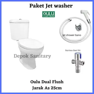 PAKET LENGKAP CLOSET DUDUK OULU / KLOCET DUDUK OULU