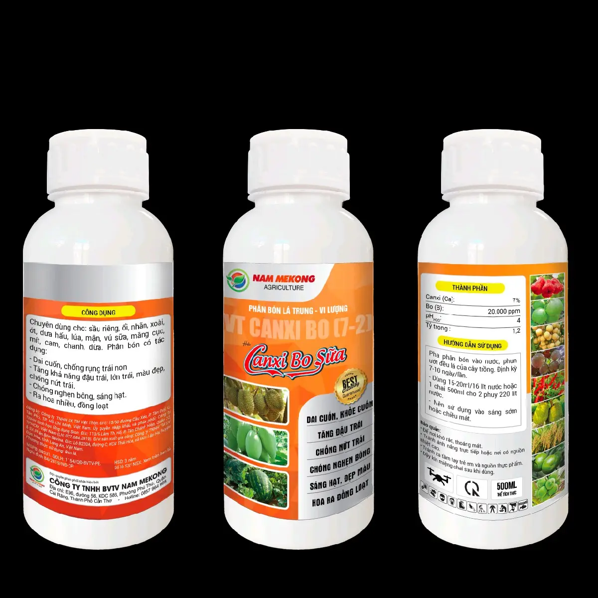 PBL "CANXI BO SỮA 500ML, 1L NGUYÊN LIỆU CHUẨN GIÚP CÂY RA HOA ĐỒNG LOẠT, TĂNG ĐẬU TRÁI, CHỐNG RỤNG TRÁI NON, NỨT TRÁI, TĂNG NĂNG SUẤT" MUA 2 TẶNG 1 MIỄN PHÍ SHIP