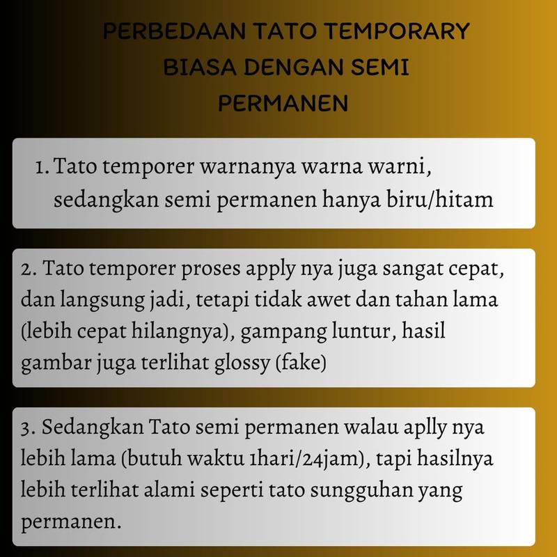 Tatomaniagaleri-Tato Motif TM / Tato temporer seri Tato Mini / Tato semi permanent 3