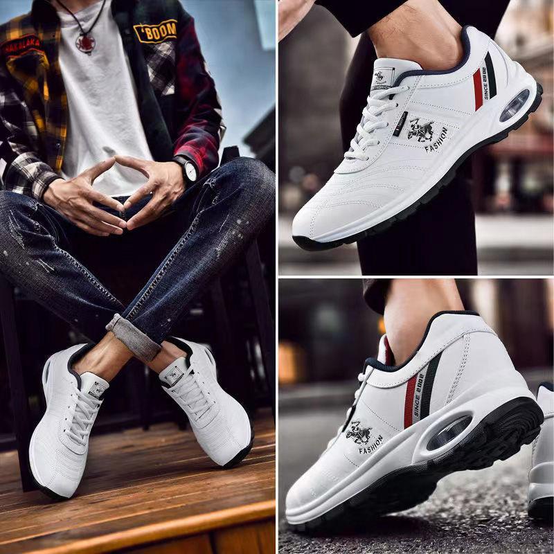 Product Introduction of 2024 Spring and Autumn Men's Casual and Comfortable Breathable Trendy Air Cushion Deodorant Travel Sneakers 16