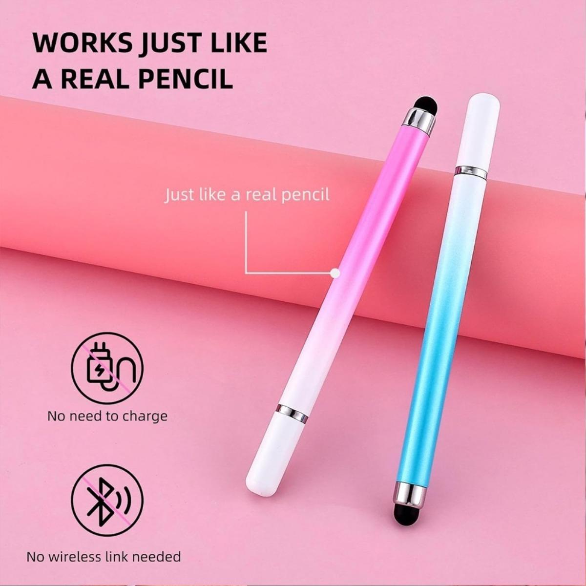 【2-in-1 Super Sensitif】Pena Stylus Silikon Universal: Responsif, Presisi, & Multi-Fungsi untuk Menggambar, Memotong, dan Memantulkan di Semua Tablet & Ponsel