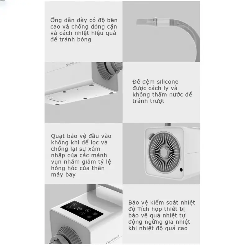 Máy Sấy lông Chó Mèo - Công Suất Lớn 2200W 5