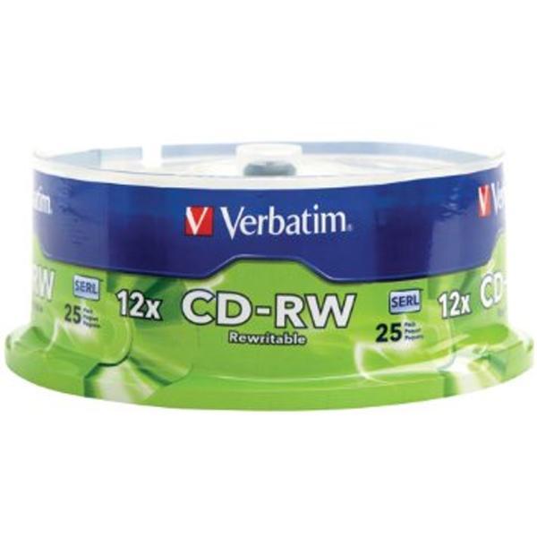 Gambar Verbatim CD-RW Spindel isi 25 #95155 dari V-King Shop Kota Administrasi Jakarta Barat Tokopedia