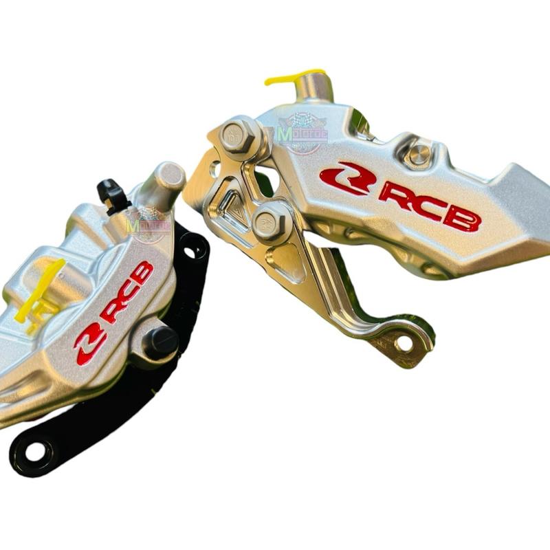 RCB R1 4-POT CALIPER WITH CNC BRACKET SET WITH RCB CALIPER E-SERIES ...