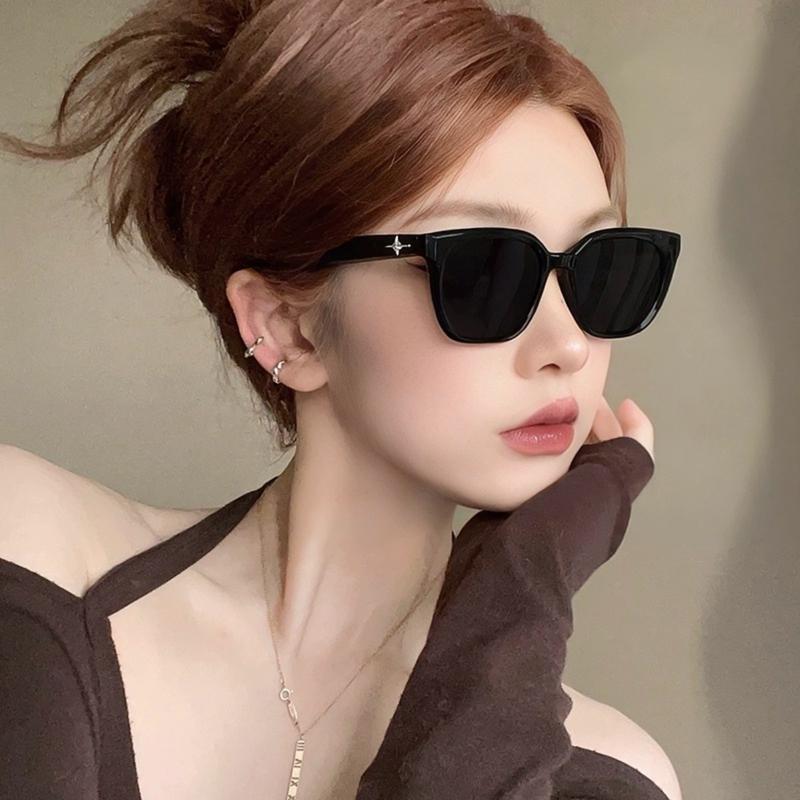 Kính Râm UV400 Cho Nam Và Nữ, Thời Trang Mới, Thương Hiệu Thiết Kế, Ngôi Sao, Tròn, Vuông, Kính Râm, Lái Xe Ngoài Trời, Kính Râm Du Lịch Kính Mắt