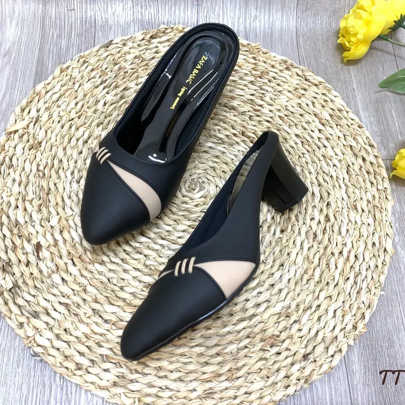 ( form nhỏ mn tăng lên 1 size nhé ) Giày sục big size 5cm phối màu cao cấp để chống trơn trượt TT Shoes chin012 5
