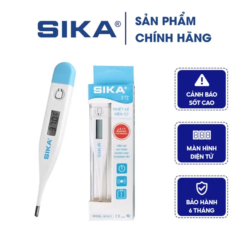 Nhiệt kế sika điện tử đo chính xác hàng chính hãng 7