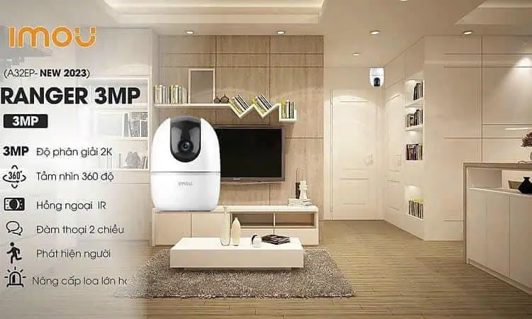 Product Introduction of Camera Imou Ranger Xoay 360 Độ Hàng Chất Lượng Chuẩn Độ Phân Giải 3MP Siêu Sắc Nét Hoàng Loại 1 .Tích Hợp Đàm Thoại 2 Chiều Phát Hiện Chuyển Động Thông Minh Phụ Kiện 1