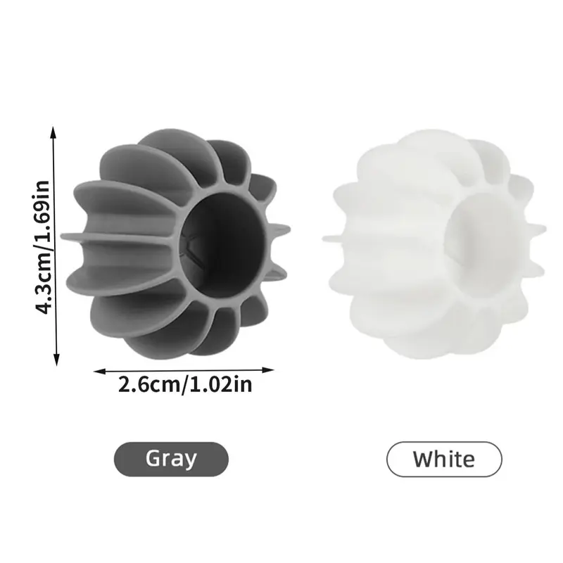 8pcs Anti-winding Laundry Ball, Reusable Soft Silicone Washing Ball, Household Washing Machine Laundry Ball 2