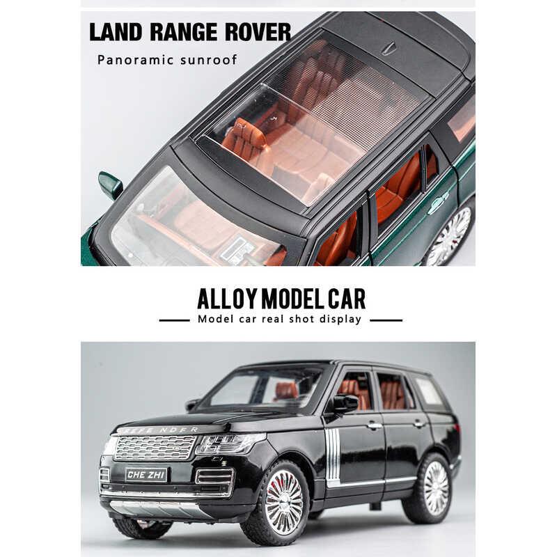 Product Introduction of Mô Phỏng Xe Ô Tô Land Range Rover Suv, 1 Mô Hình 24 Kích Thước, Âm Thanh Và Ánh Sáng Kéo Lùi, Đồ Trang Trí Bộ Sưu Tập Hợp Kim, Thích Hợp Cho Bé Trai, Đồ Chơi Ô Tô, Tuyệt Vời Làm Quà Tặng Toy 18
