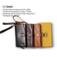 Gambar Dompet Kulit  OC Dasom - Hitam dengan 26 Slot Penyimpanan Kartu dan 4 Slot Penyimpanan Uang Pria dari ODON CIBADUYUT Kota Tasikmalaya 5 Tokopedia