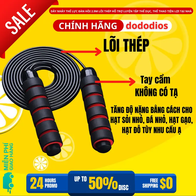 Combo Kìm Bóp Tay Dây Nhảy Lõi Thép - Kìm 60kg Và 120kg - Màn Hình Điện Tử Đếm Số - Hãng Dododios 1