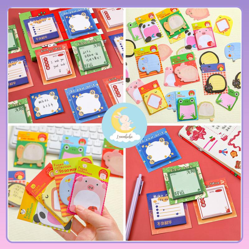 Sticky Notes Motif Hewan Tempelan Mini Kertas Catatan Memo Note ...