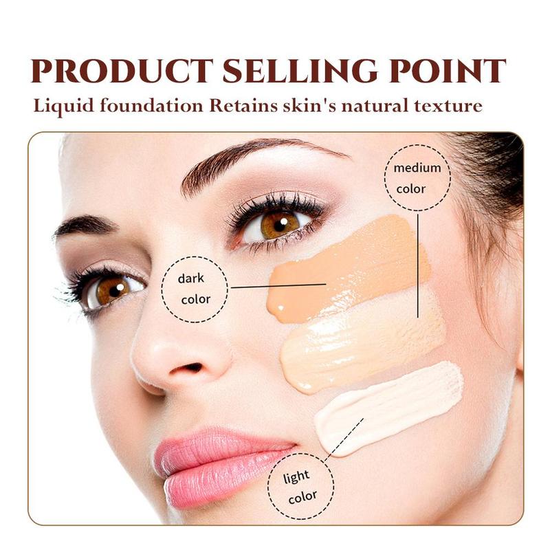 Long-lasting Moisturizing Foundation, Lightweight Concealer Foundation for Women & Girls 4