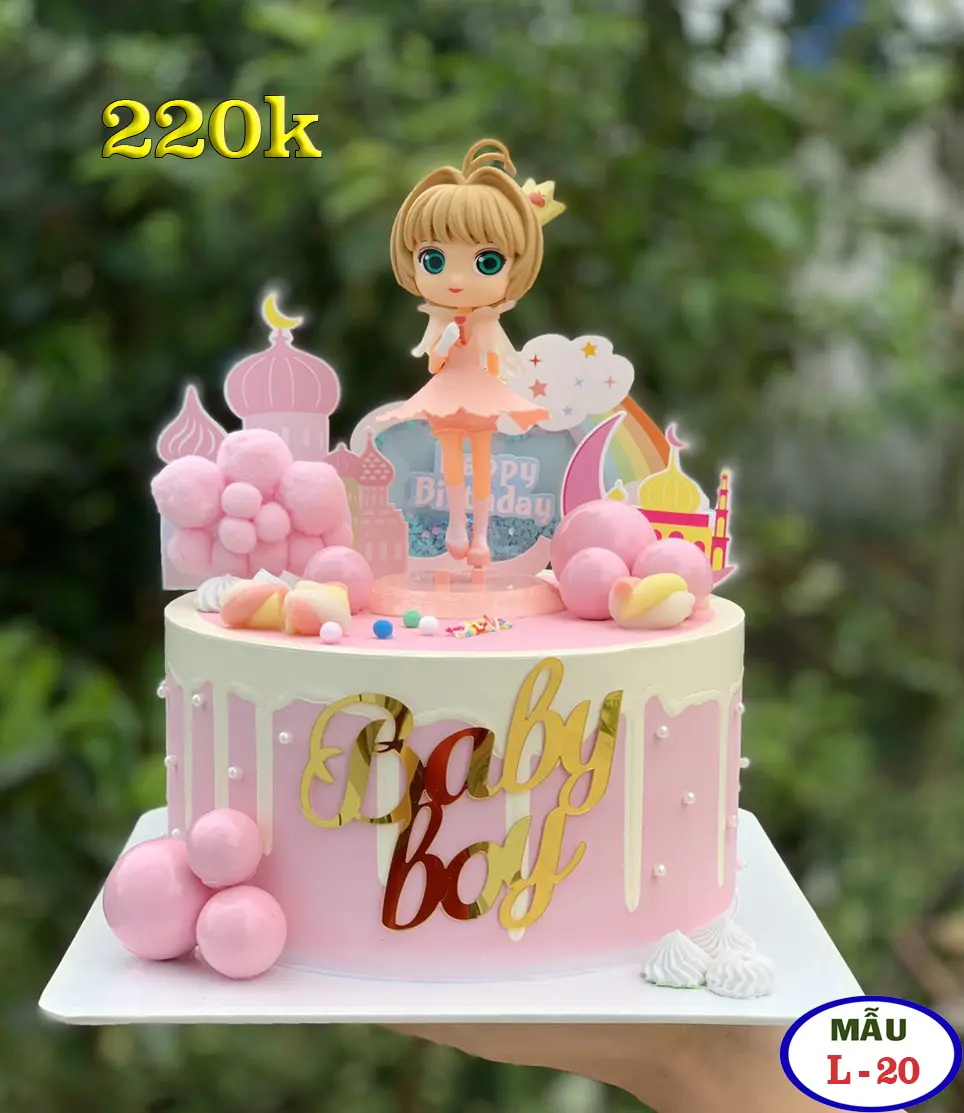 Bánh kem màu hồng , baby , dễ thương , bánh giả , trưng bày , đạo cụ chụp hình