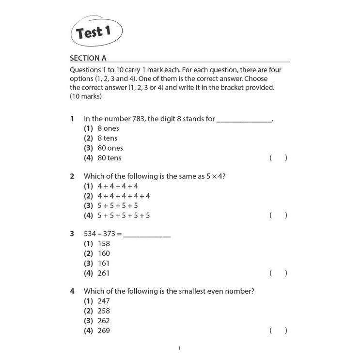 Product Introduction of Original Product Primary 2 Mathematics Practice Papers (Second Edition) / Primary 2 Maths / Lower Primary / Assessment Book 3