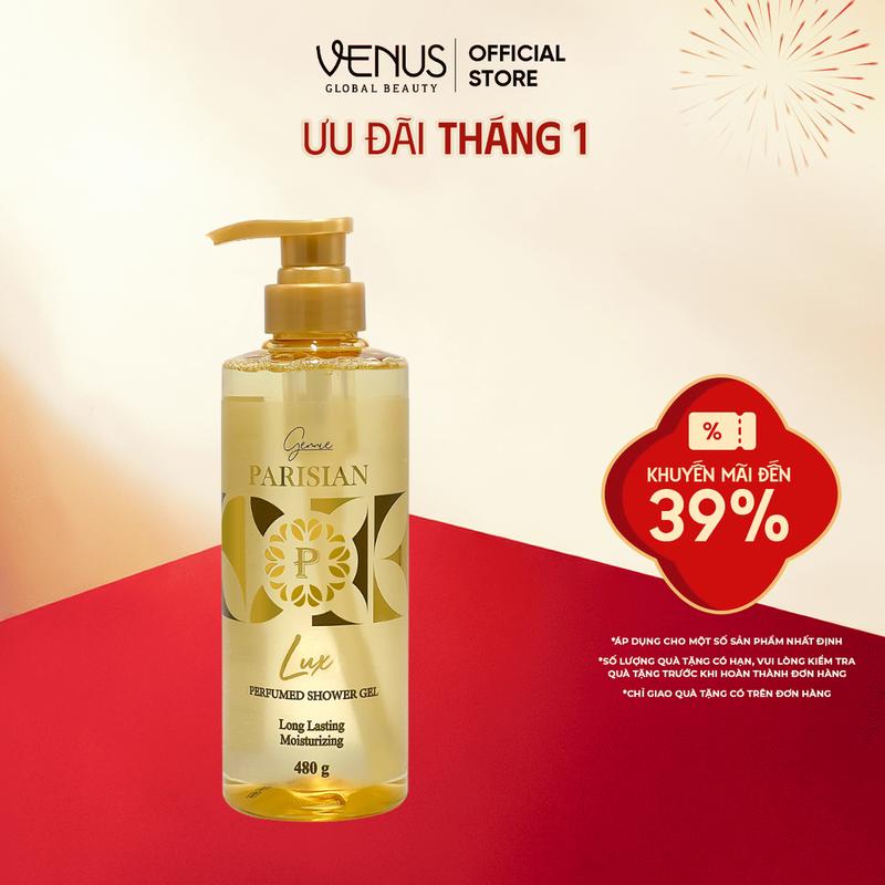 Sữa Tắm Nước Hoa Nữ Gennie Parisian Dưỡng Da Ẩm Mịn Mùi Hương Tinh Tế Quý Phái