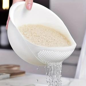ライスウォッシュドレインバスケット、1カウントのライスウォッシュシーブ、家庭用キッチンガジェット、キッチンアクセサリー、調理器具