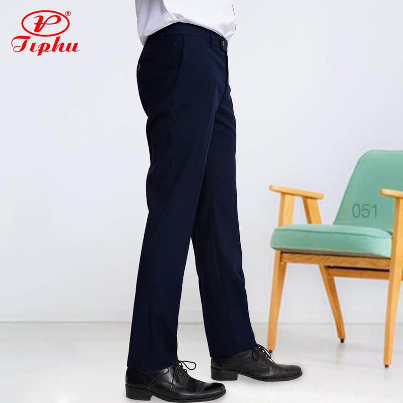 Quần tây nam xanh đen và đen, không ly, thương hiệu Amazing, form Regular truyền thống ống đứng, thời trang công sở cao cấp