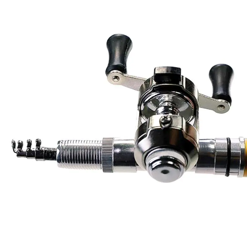 Fishing Rod & Reel Combo with Accessories, 1 Set Portable Pocket Size Fishing Rod Pen, Fishing Accessories for Outdoor 4
