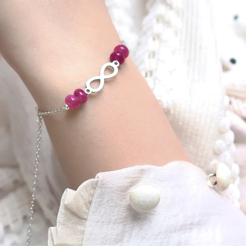 Vòng Đá Tự Nhiên Vòng Diên Ngũ Hành Theo Mệnh Lắc Tay Pancharm Lắc Tay nữ Tổ Hợp 4 Đá Phong Thủy Cùng Loại Minisize 5