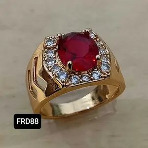 Cincin Batu Pria Kode XM12 Terlaris / Cincin Model Batu Akik Pria