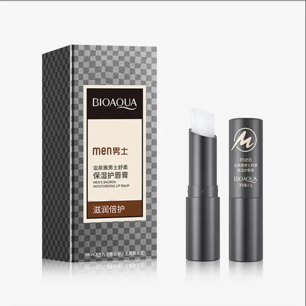 Men's Moisturizing Lip Balm Reducing Lip Lines Nourishing Hydrating Men Lipstick Lip Skin Care