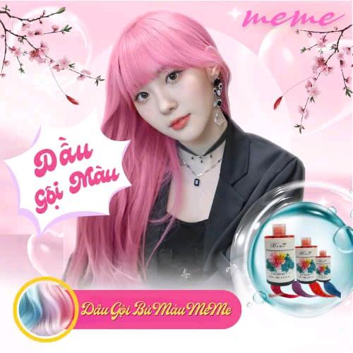 Dầu Gội Màu MeMe 3IN1 - Màu Rực Rỡ Cho Tóc Đã Nhuộm, Tẩy - Tăng Cường, Sửa Chữa và Bảo Vệ Tóc - Women, Nữ Chăm Sóc Tóc daugo  imau phấn  nhuộm tóc Đổi Màu Tóc thuôc nhuộm màu bảo vệ màu nhuộm thuoc  nhuộm dau goiti rêu  khói dầu gội  thảo dược