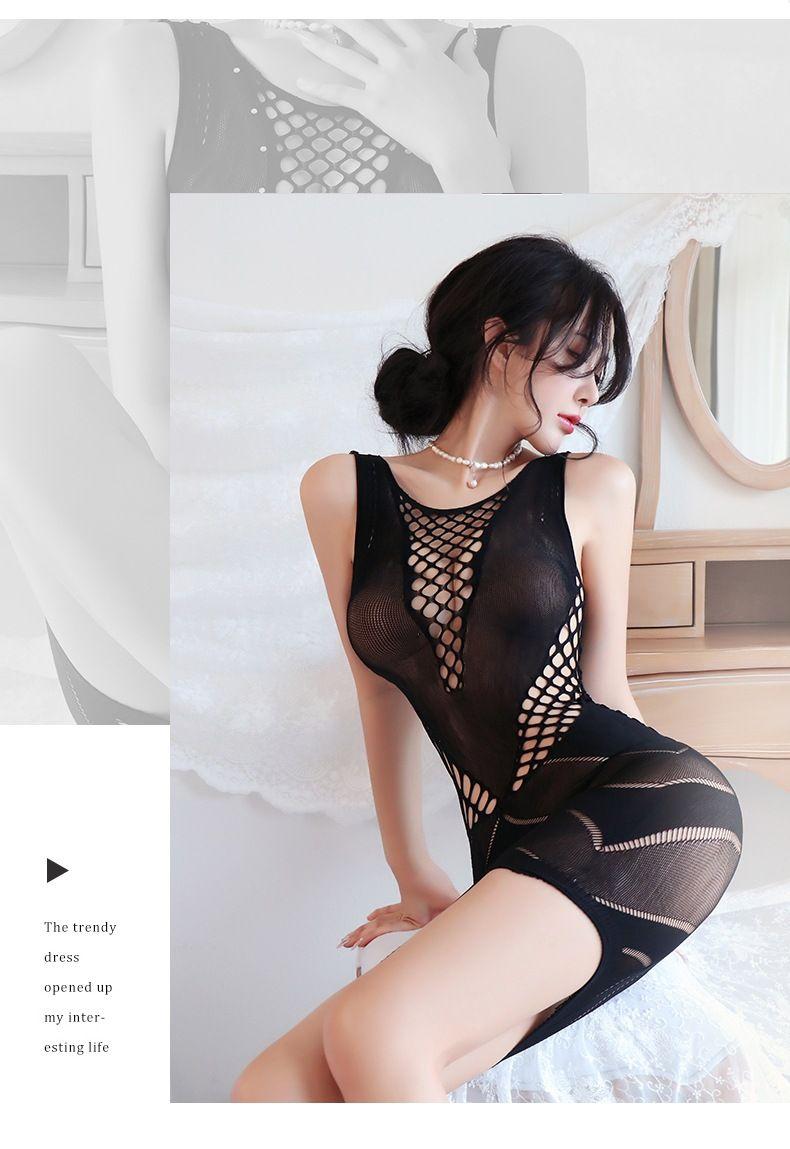 Product Introduction of Váy Bodycon, Đồ Lót Vui Nhộn Đêm Dài, Phong Cách Âu Mỹ, Tất Hở Đáy Quần Không Cởi, Quần Áo Lưới khoét Trong Suốt, Dành Cho Nữ, Kiểu 5128, Tỷ Lệ Đánh Giá Tích Cực 99%, Cùng Phong Cách 8