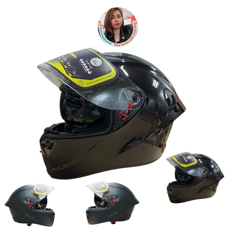 Mũ bảo hiểm fullface Royal M266 cao cấp 2 kính Đủ size M ,L ,XL (tặng túi Đựng mũ ) Helmet