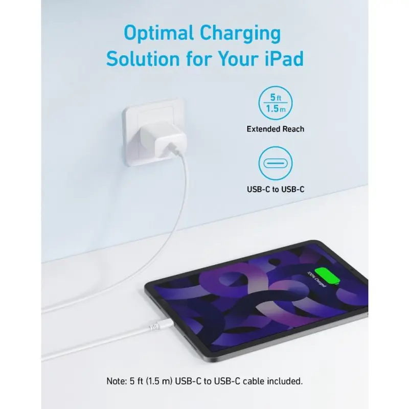 Anker Powerport Charger 20W Dual Port USB Type-C - A2347 3
