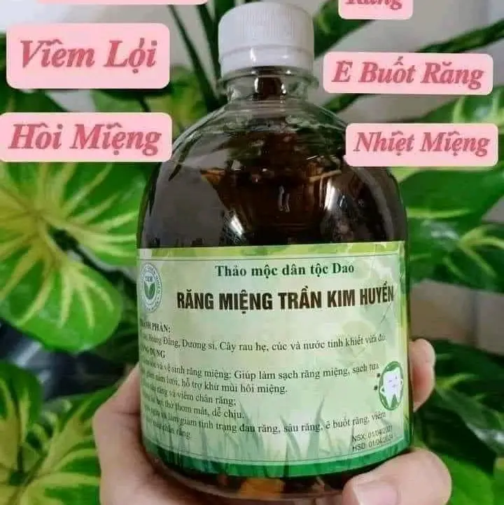 Thảo mộc răng miệng, giúp làm sạch  răng miệng, sạch tưa lưỡi, giảm lấm lưỡi, hỗ trợ khử mùi hôi miệng, làm giảm hôi miệng, giảm sâu răng và viêm chân răng, mang lạihơi thở thơm mát 2